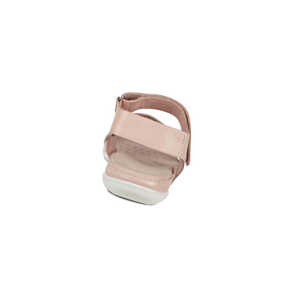 Women's Ecco Flash Flat Sandals Grey White / Rose | Canada 177KOR